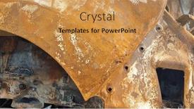  Presentation with traffic accident - Presentation having background-with-a-car background and a yellow colored foreground