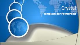  Presentation with abstract blue map - Amazing slides having blue background with binary world backdrop and a teal colored foreground