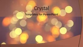  Presentation with blurred bokeh - PPT layouts having background with blinking stars blurred background and a coral colored foreground