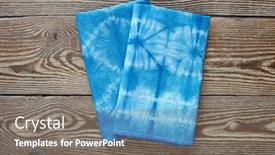  Presentation with napkins - Audience pleasing PPT layouts consisting of background-with-blue-napkins backdrop and a gray colored foreground