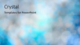  Presentation with blue lights - PPT layouts with background with bokeh defocused blue background and a light blue colored foreground