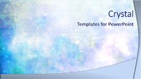  Presentation with bokeh effect blue light - Presentation theme having background with bokeh defocused blue background and a sky blue colored foreground