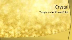  Presentation with abstract gold - Presentation featuring background with bokeh defocused golden background and a blonde colored foreground