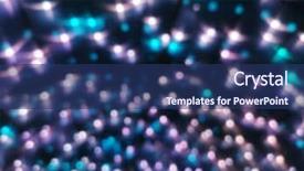  Presentation with light spectrum - Colorful PPT layouts enhanced with background with bokeh defocused light backdrop and a ocean colored foreground