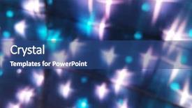  Presentation with green abstract bokeh lights - Cool new presentation with background with bokeh defocused light backdrop and a ocean colored foreground