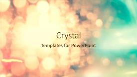  Presentation with abstract light - Slide deck consisting of background with bokeh defocused light background and a cream colored foreground