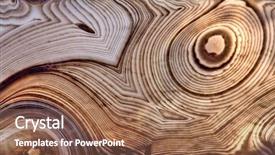  Presentation with structure - Slide deck having background with contrast agate structure background and a coral colored foreground