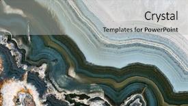  Presentation with structure - Amazing theme having background with contrast agate structure backdrop and a light gray colored foreground