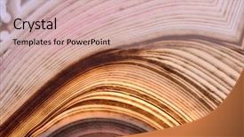  Presentation with structure - Audience pleasing slide deck consisting of background with contrast agate structure backdrop and a soft green colored foreground