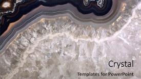  Presentation with data structure dowland - PPT theme with background with contrast agate structure background and a light gray colored foreground