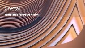  Presentation with cell microscopic structure - Beautiful presentation theme featuring background with contrast agate structure backdrop and a  colored foreground