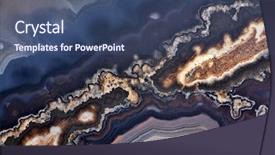  Presentation with structure - Presentation theme having background with contrast agate structure background and a ocean colored foreground