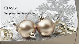  Presentation with gold silver - Theme having background with decorations in gold background and a  colored foreground