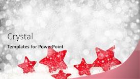  Presentation with red stars - Theme enhanced with background-with-defucosed-lights background and a white colored foreground