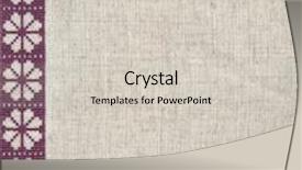  Presentation with embroidery - Beautiful presentation featuring background with embroidery grid floral backdrop and a soft green colored foreground