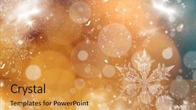  Presentation with sparkling lights - Colorful slide deck enhanced with background with fireworks blinking stars backdrop and a yellow colored foreground