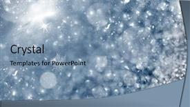  Presentation with sparkling lights - Amazing slide deck having background with fireworks blinking stars backdrop and a light blue colored foreground