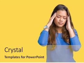 Background With Hand On Head PPT template 40 | CrystalGraphics