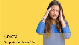  Presentation with heat stress - Cool new theme with background with hand on head backdrop and a  colored foreground