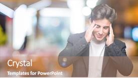  Presentation with winter - Beautiful PPT layouts featuring background with hand on head backdrop and a coral colored foreground