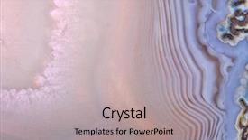  Presentation with structure - Slide set enhanced with quartz rock - background with light agate structure background and a light gray colored foreground