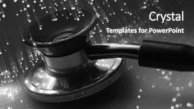  Presentation with fiber optics - Slides featuring background with lots of blue background and a  colored foreground