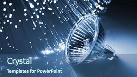  Presentation with fiber optics - PPT layouts consisting of background with lots of light background and a ocean colored foreground