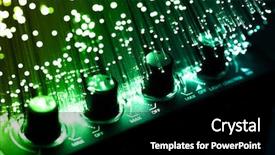  Presentation with polymer fiber chemistry - Amazing slides having background with lots of light backdrop and a black colored foreground