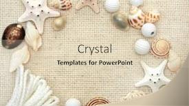  Presentation with canvas - Slide deck having background-with-starfishes-and-conches background and a lemonade colored foreground