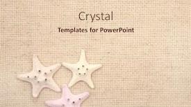  Presentation with canvas - Presentation design with background-with-starfishes-on-canvas background and a lemonade colored foreground