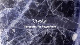  Presentation with mineral - Slide set enhanced with background-with-texture-of-dark background and a ocean colored foreground