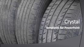  Presentation with tire - Slide deck enhanced with background-with-the-image background and a gray colored foreground