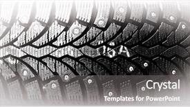  Presentation with thorns - Presentation design having the background of rack background and a light gray colored foreground