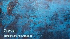  Presentation with chrome aluminium texture metal - Slide deck enhanced with rusty metal background with trace background and a teal colored foreground