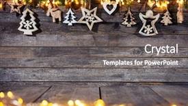  Presentation with free christmas - Amazing presentation theme having background with wooden decoration free backdrop and a gray colored foreground