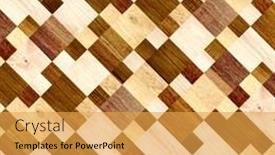  Presentation with patterns - Audience pleasing presentation theme consisting of background-with-wooden-patterns backdrop and a yellow colored foreground