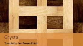  Presentation with patterns - Beautiful slide deck featuring background-with-wooden-patterns backdrop and a gold colored foreground