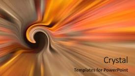  Presentation with abstract red - Amazing slide deck having background with yellow and red backdrop and a  colored foreground