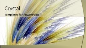  Presentation with geometry - Beautiful presentation design featuring background backdrop and a soft green colored foreground