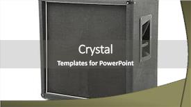  Presentation with cabinet - Slide deck with backgrounds amp - guitar amplifier cabinet background and a dark gray colored foreground