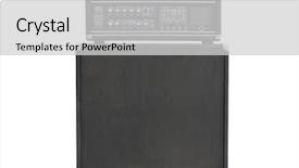  Presentation with roll - Slide set featuring backgrounds amp - vintage rock and roll bass background and a  colored foreground