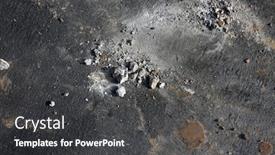  Presentation with construction site construction - Audience pleasing slide set consisting of backgrounds-and-textures-cement-dirt backdrop and a dark gray colored foreground