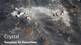  Presentation with concrete construction - Theme featuring backgrounds-and-textures-cement-dirt background and a dark gray colored foreground