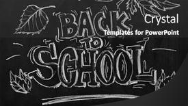  Presentation with back school education - Theme with backgrounds-education-and-learning-concept background and a dark gray colored foreground