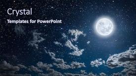  Presentation with night sky moon - Amazing theme having backgrounds-night-sky-with-stars backdrop and a wine colored foreground
