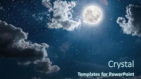  Presentation with night stars - Slides having backgrounds-night-sky-with-stars background and a ocean colored foreground
