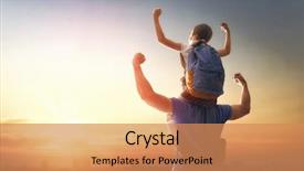  Presentation with back school - Colorful slide deck enhanced with backpack behind the back beginning backdrop and a coral colored foreground