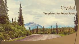  Presentation with united states unity - Colorful slide deck enhanced with backwoods - highway in alaska united states backdrop and a  colored foreground