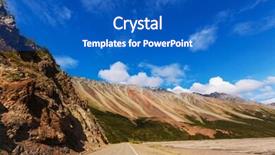  Presentation with highway - Audience pleasing theme consisting of backwoods - highway on alaska backdrop and a  colored foreground