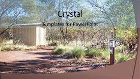  Presentation with australian bush - Slide deck consisting of backwoods - image of an australian bush background and a light blue colored foreground